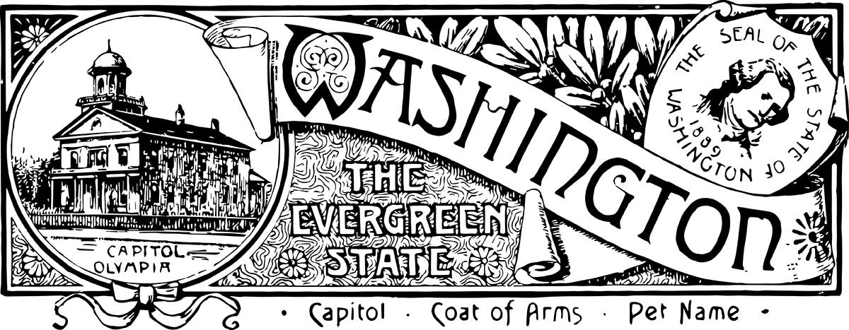 Washington State Vintage Banner